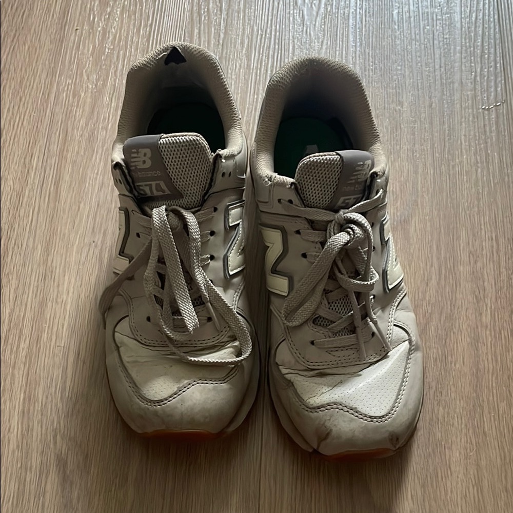 New Balance Light Gray Athletic Shoes